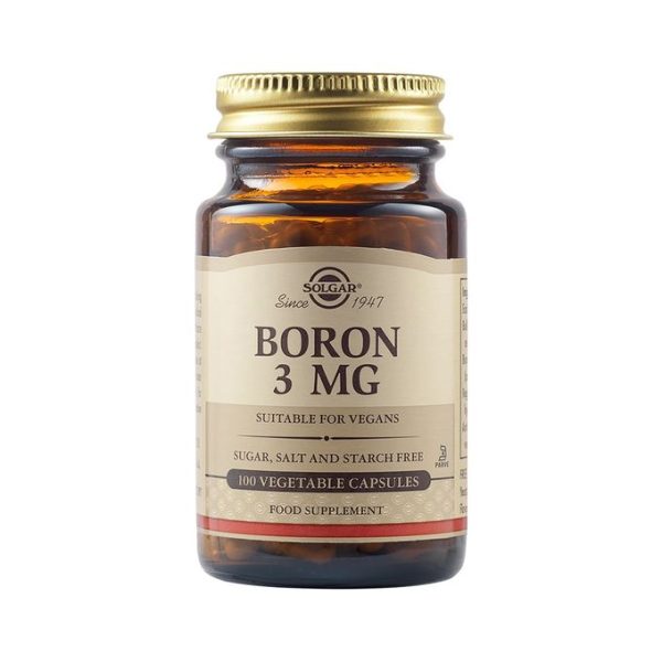 Solgar Boron -- Bore --  3MG -- 100 Veg capsules