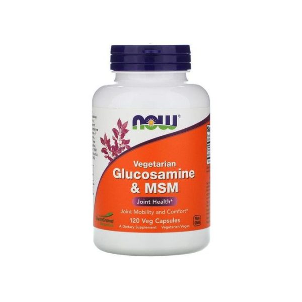 Now Foods Glucosamine et MSM / 120 Vegetales Capsules