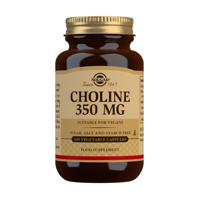 Solgar Choline 350 mg  100 Capsules vegetales