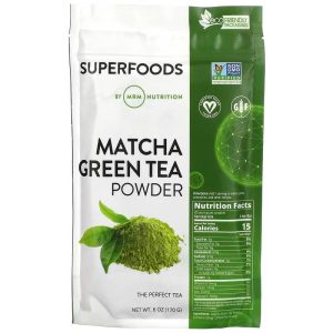 Poudre de Thé Vert Matcha MRM Nutrition – 170 g | Antioxydants Ultrapuissants | Energie Naturelle & Concentration Maximale 💚